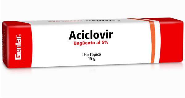 Aciclovir 5% crema x 15g Tubo