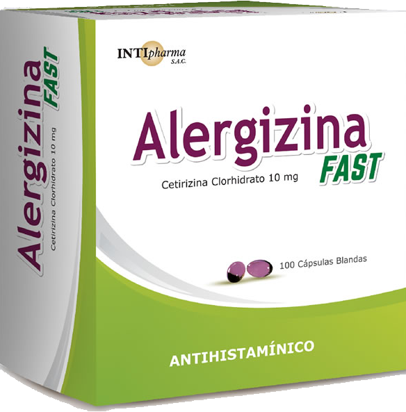 Alergizina Fast x 100Cap