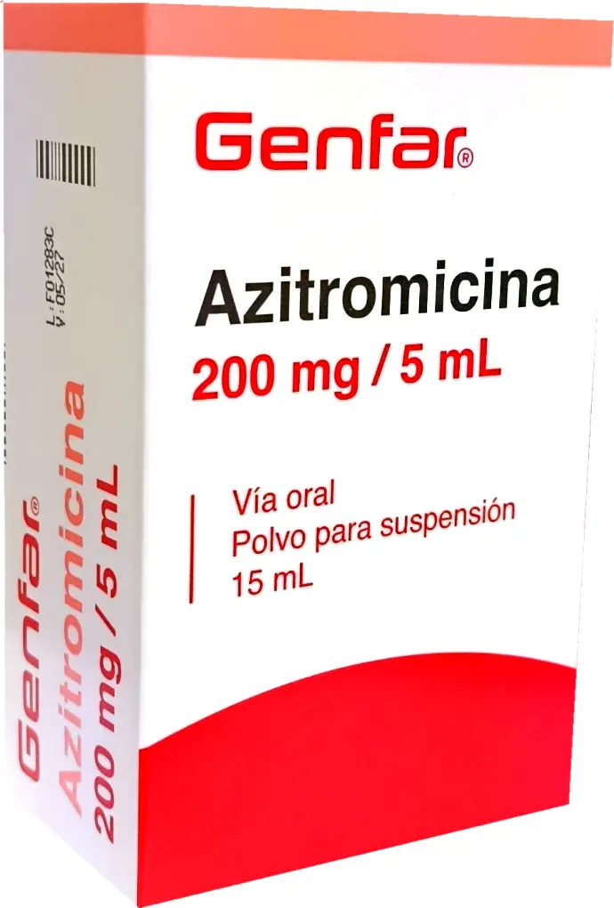 Azitromicina 200mg/5ml x 15ml PPS