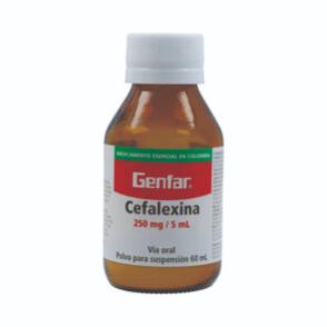 Cefalexina 250mg/5ml x 60ml PPS