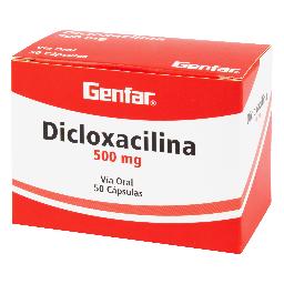 Dicloxacilina 500mg x 50Cap