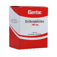 Eritromicina 500mg x 50Tab