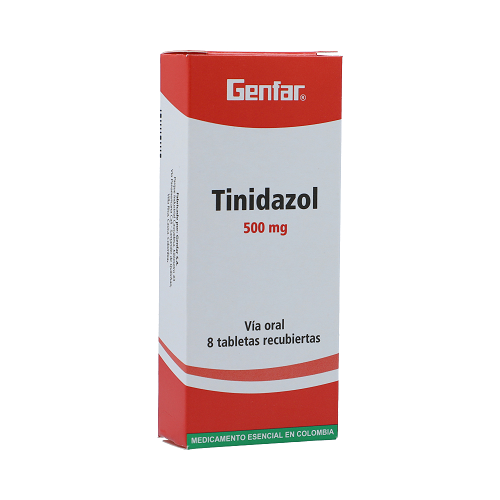 Tinidazol 500mg x 8Tab Recub