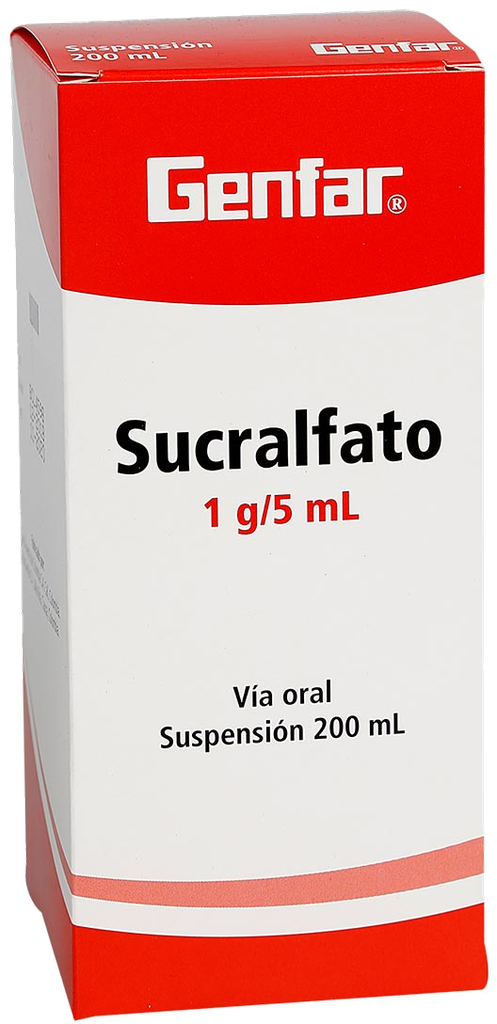 Sucralfato 1g/5ml x 200ml Susp