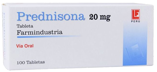 Prednisona 20mg x 100Tab