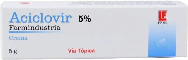 Aciclovir 5% crema x 5g Tubo