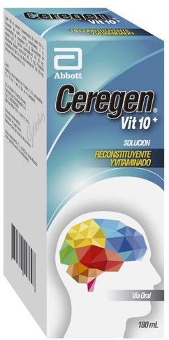 Ceregen Vit 10+ x 180ml Sol Oral