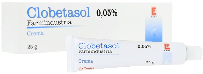 Clobetasol 0,05% crema x 25g Tubo