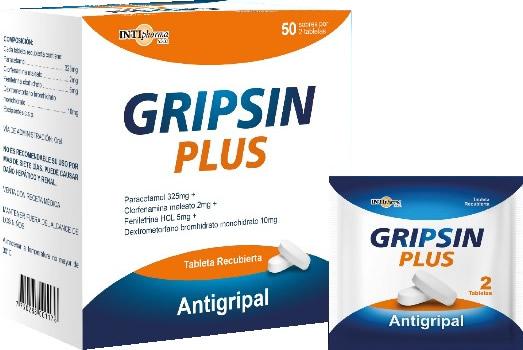 Gripsin Plus x 50Sob x 2Tab (V:11/26)