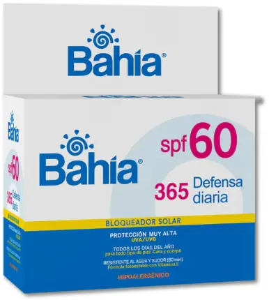 Bloq. Bahia 365 Defensa diaria SPF60 10g x 20Sachet
