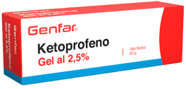 Ketoprofeno 2.5% gel x 60g Tubo