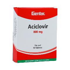 [11/27.E02429A] Aciclovir 800mg x 10Tab