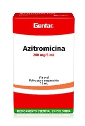 [03/25.D00921A] ​Azitromicina 200mg/5ml x 15ml PPS