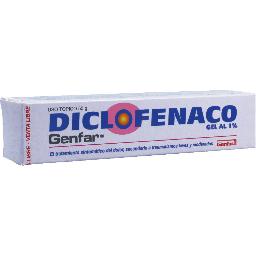 [11/26.D02665A] Diclofenaco 1% gel x 50g Tubo