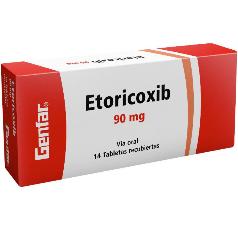 [04/26.E00853C] Etoricoxib 90mg x 14Tab Recub