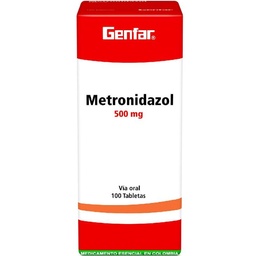 [07/27.F01461C] Metronidazol 500mg x 100Tab