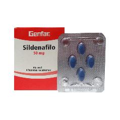 [01/27.F00031F] Sildenafilo 50mg x 4Tab Recub