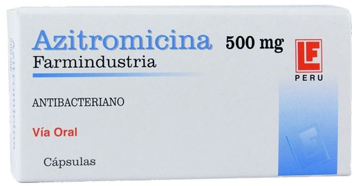 [06/26.20613624] Azitromicina 500mg x 5Tab Recub