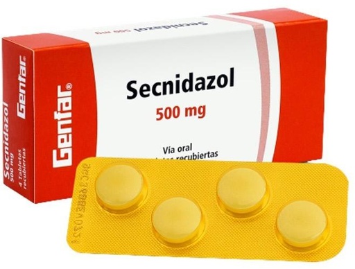 [08/27.F01840A] Secnidazol 500mg x 4tab
