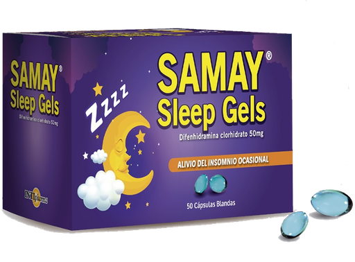 [10/28.XK0269] Samay Sleep Gels x 50Cap Bland