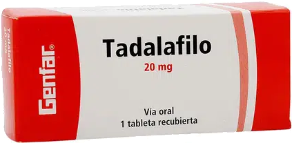 [08/27.930603] Tadalafilo 20mg x 1comp