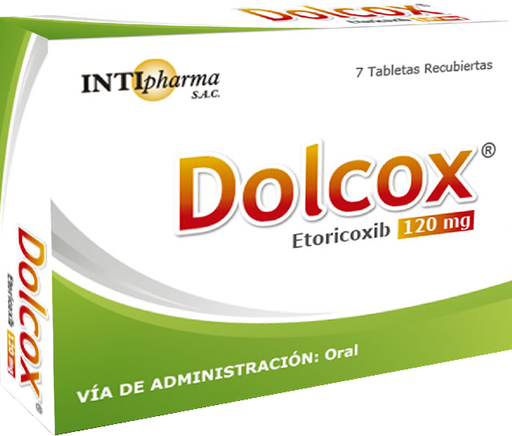 [03/27.2032925] Dolcox 120mg x 7Tab