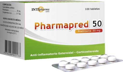 [03/28.2034355] Pharmapred 50 x 100Tab