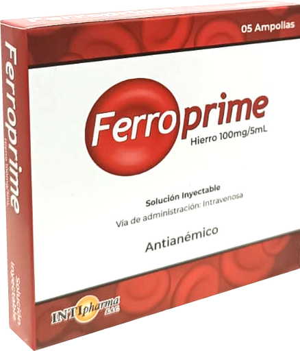 [12/26.KA25009A] Ferroprime 100mg/5mL x 5Amp