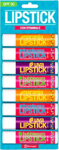 [09/27.2096814] Lipstick Frutas SPF30 5.3g x 8Bar
