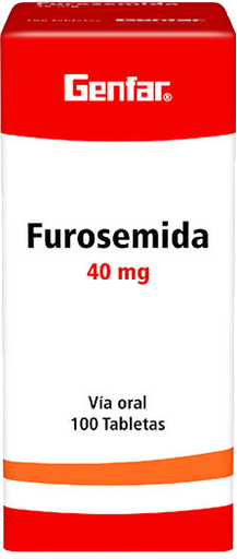 [07/27.F01652D] Furosemida 40mg x 100Tab