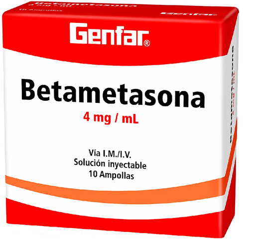 [06/26.D01660A] Betametasona 4mg/mL x 10Amp