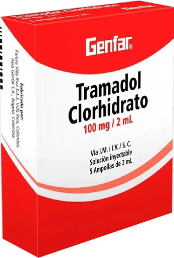 [11/26.D02034C] Tramadol 100mg/2ml x 5Amp (Psi)