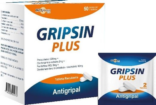 [10/26.2106944] Gripsin Plus x 50Sob x 2Tab