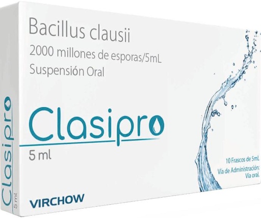 [09/27.BCA008025A] Clasipro 2000millones/5mL x 10Fcos Susp Oral