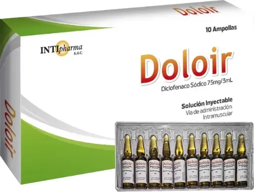 [10/27.2410109] Doloir 75mg/3ml x 10Amp