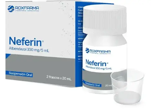 [2030476] Neferin 100mg/5ml 2Fcos x 20ml Susp Oral