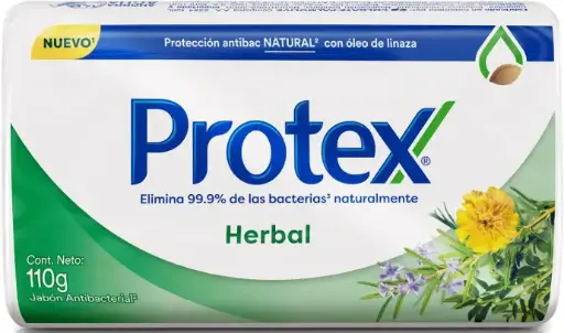 [03/28.6089C01021] Jabón Protex Antibacterial Herbal x 110g