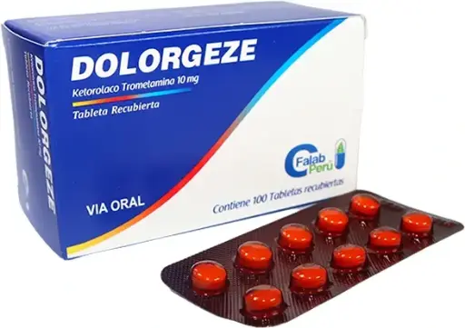 [02/29.2021176] Dolorgeze 10mg x 100Tab Recub
